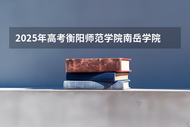 2025年高考衡阳师范学院南岳学院在安徽艺术类投档分数线总汇（2026参考）