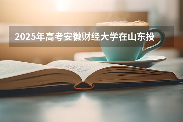 2025年高考安徽财经大学在山东投档分数线总汇（2026参考）