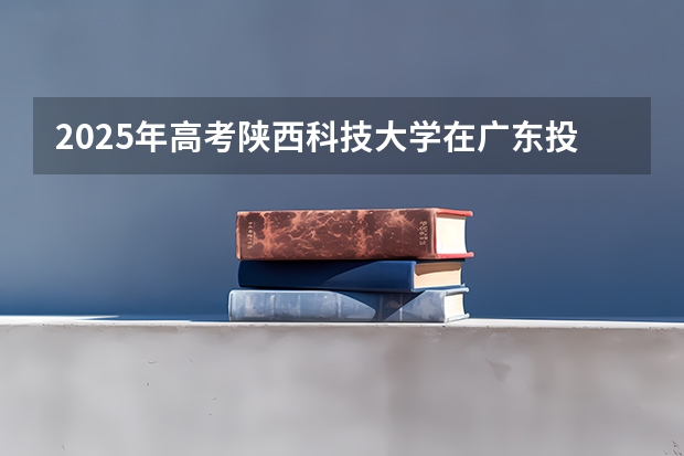 2025年高考陕西科技大学在广东投档分数线总汇（2026参考）