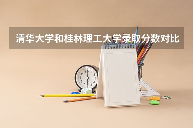 清华大学和桂林理工大学录取分数对比