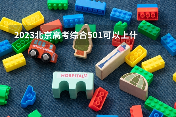 2023北京高考综合501可以上什么大学