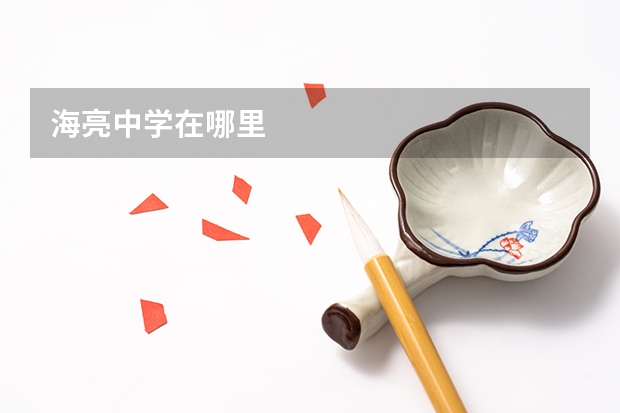 海亮中学在哪里
