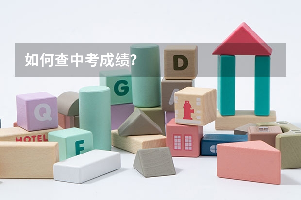 如何查中考成绩?