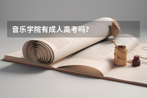 音乐学院有成人高考吗?