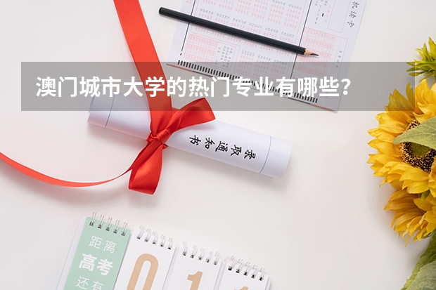 澳门城市大学的热门专业有哪些?