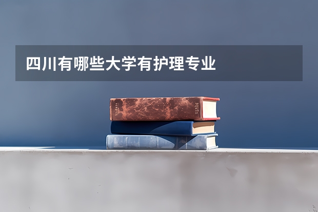 四川有哪些大学有护理专业