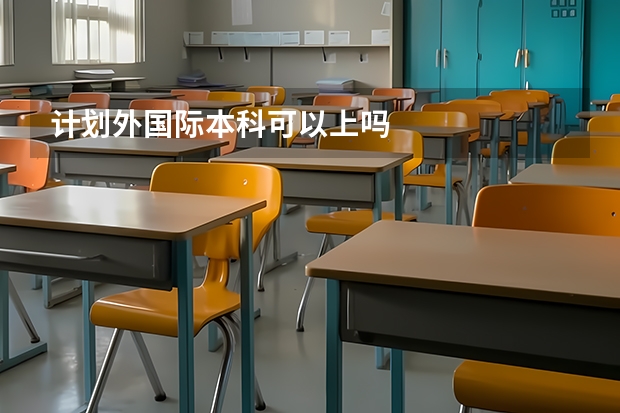 计划外国际本科可以上吗