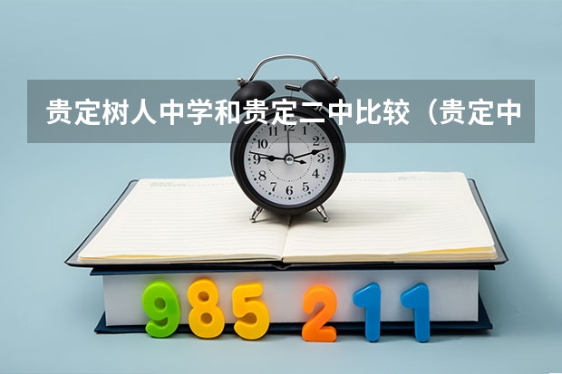 贵定树人中学和贵定二中比较（贵定中学录取分数线）