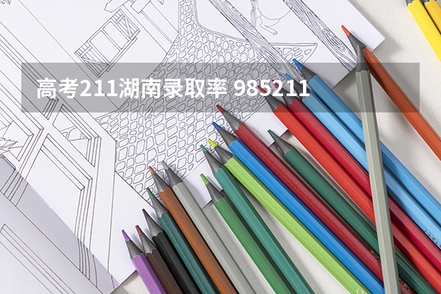 高考211湖南录取率 985211录取率