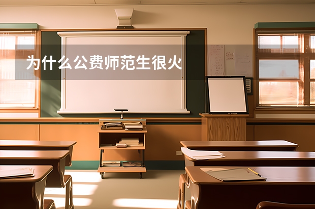 为什么公费师范生很火