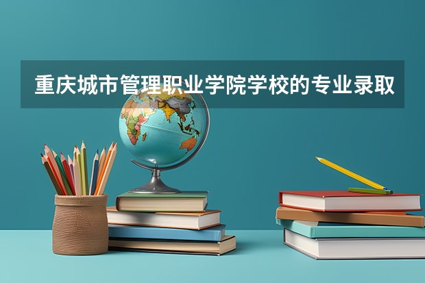 重庆城市管理职业学院学校的专业录取分数高吗