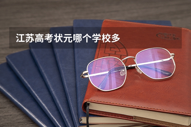 江苏高考状元哪个学校多