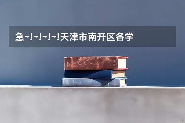 急~!~!~!~!天津市南开区各学校的高考成绩如何??