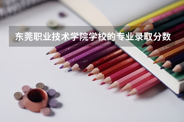 东莞职业技术学院学校的专业录取分数高吗