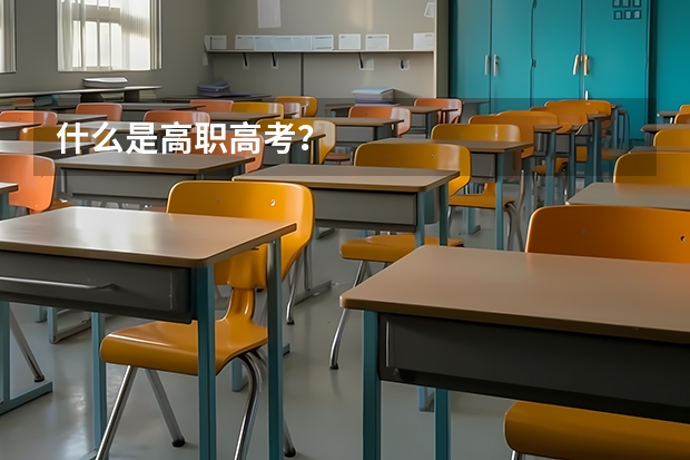 什么是高职高考？