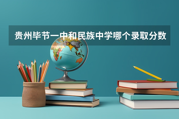 贵州毕节一中和民族中学哪个录取分数线更高