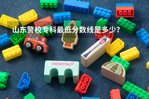 山东警校专科最低分数线是多少？