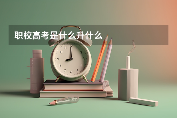 职校高考是什么升什么