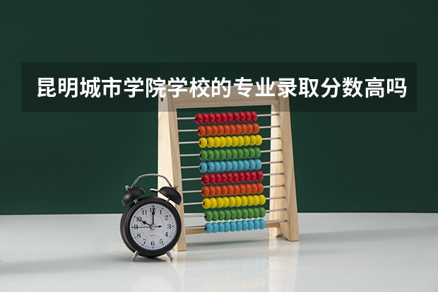 昆明城市学院学校的专业录取分数高吗