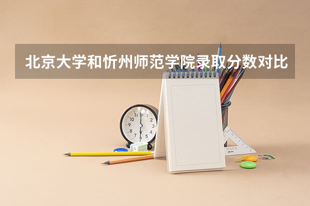北京大学和忻州师范学院录取分数对比