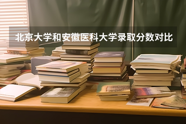 北京大学和安徽医科大学录取分数对比