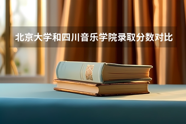 北京大学和四川音乐学院录取分数对比