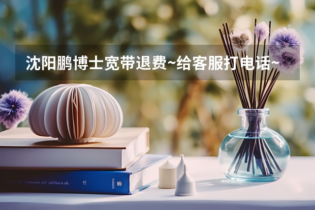 沈阳鹏博士宽带退费~给客服打电话~没人管啊,到底怎么才能退钱,非逼我找记者么,,,