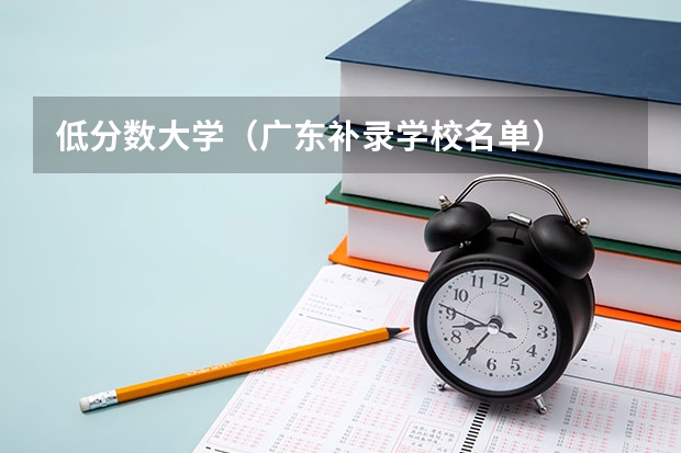 低分数大学(广东补录学校名单)