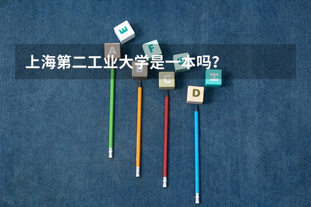 上海第二工业大学是一本吗？
