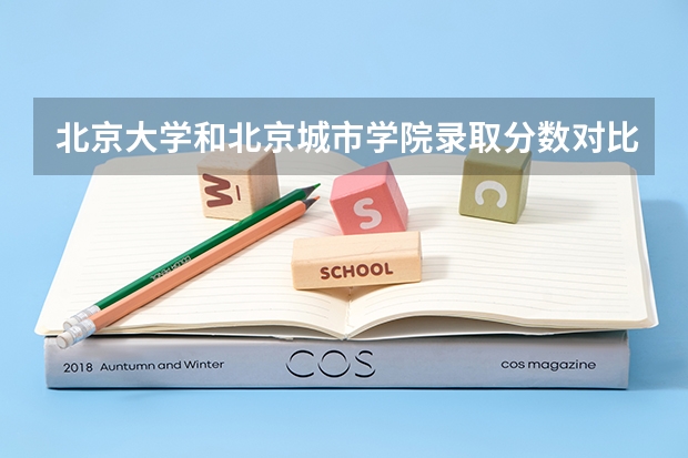 北京大学和北京城市学院录取分数对比
