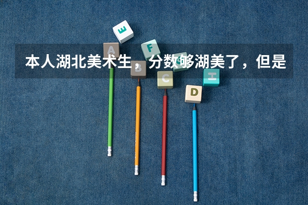 本人湖北美术生,分数够湖美了,但是没报,征集志愿录取概率大吗?