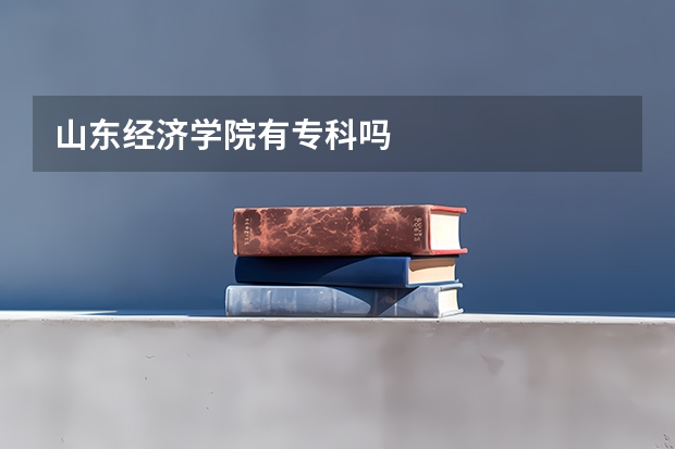 山东经济学院有专科吗