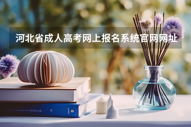 河北省成人高考网上报名系统官网网址是什么?