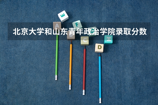 北京大学和山东青年政治学院录取分数对比