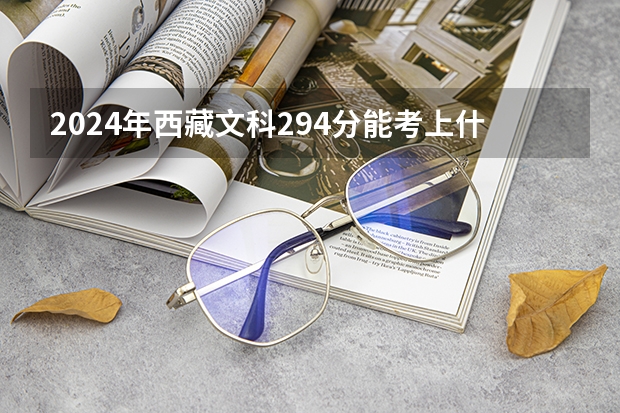 2024年西藏文科294分能考上什么大学?