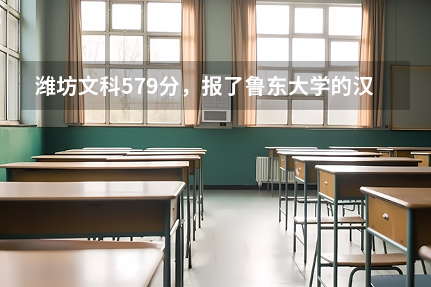 潍坊文科579分,报了鲁东大学的汉语言文学、经济和旅游管理专业,请问被录取的机率吗?