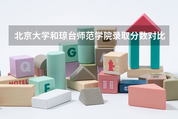 北京大学和琼台师范学院录取分数对比