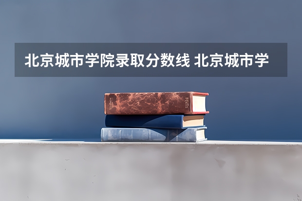 北京城市学院录取分数线 北京城市学院分数线
