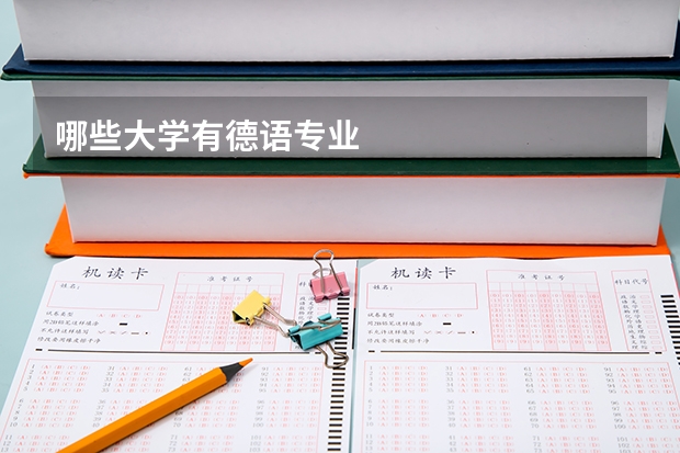 哪些大学有德语专业