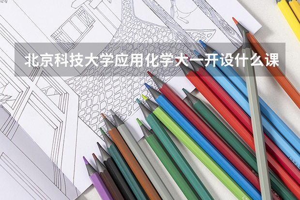北京科技大学应用化学大一开设什么课程