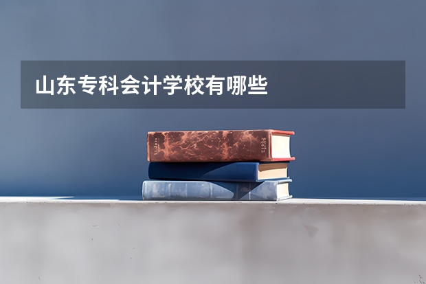 山东专科会计学校有哪些