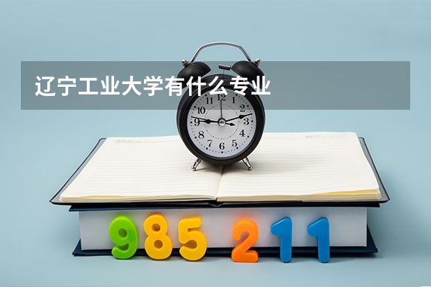 辽宁工业大学有什么专业