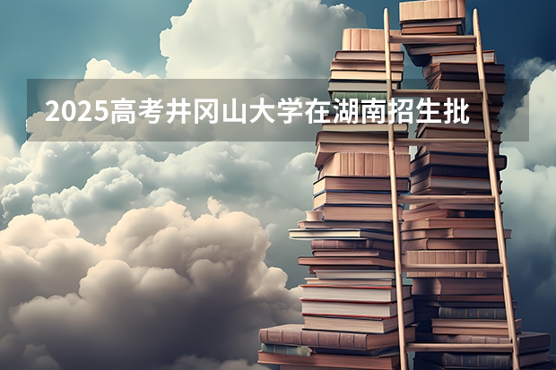 2025高考井冈山大学在湖南招生批次 有哪些专业？（2026参考）
