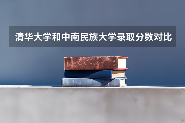 清华大学和中南民族大学录取分数对比