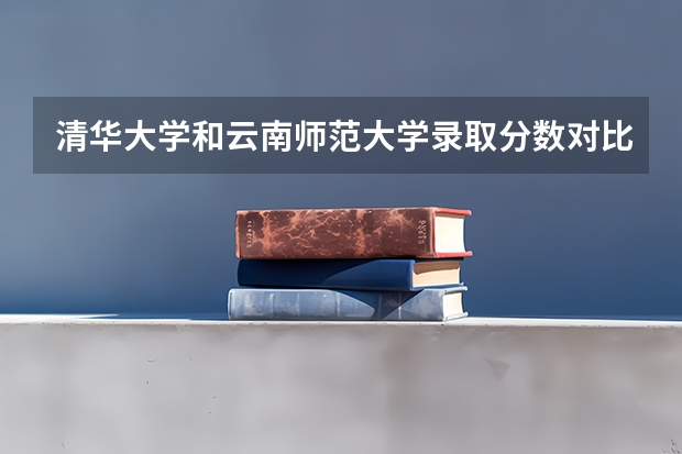 清华大学和云南师范大学录取分数对比